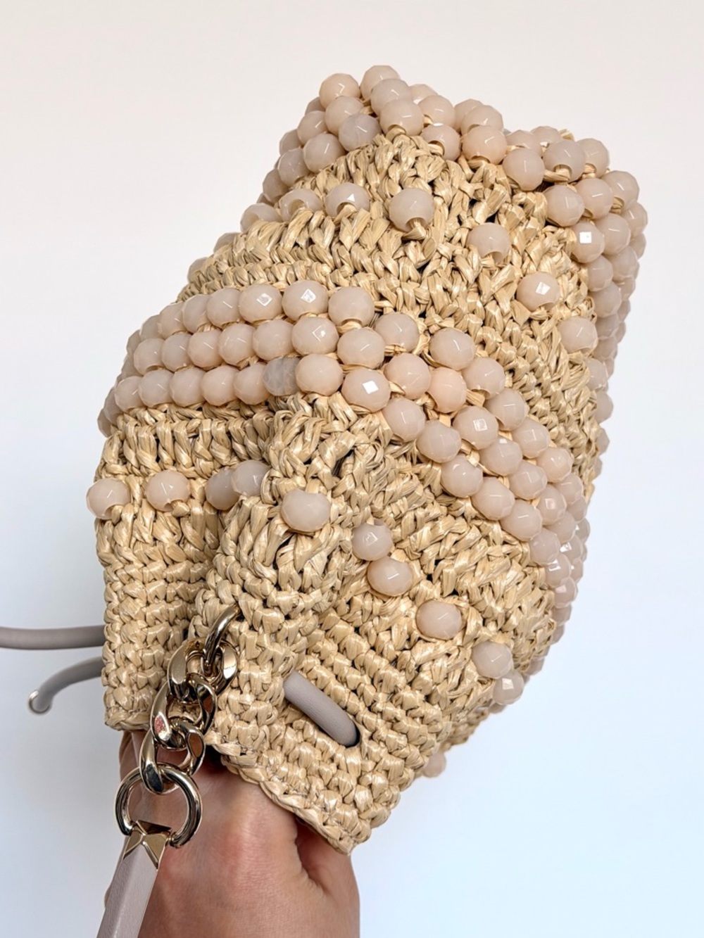 Jimmy Choo Bon Bon Beaded Bucket Bag - Picture 2 of 12